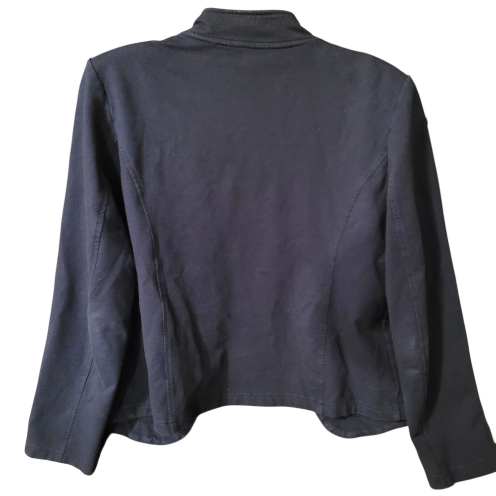 Tommy Hilfiger navy blue Military  Band Jacket - L.          N69 - Picture 6 of 8
